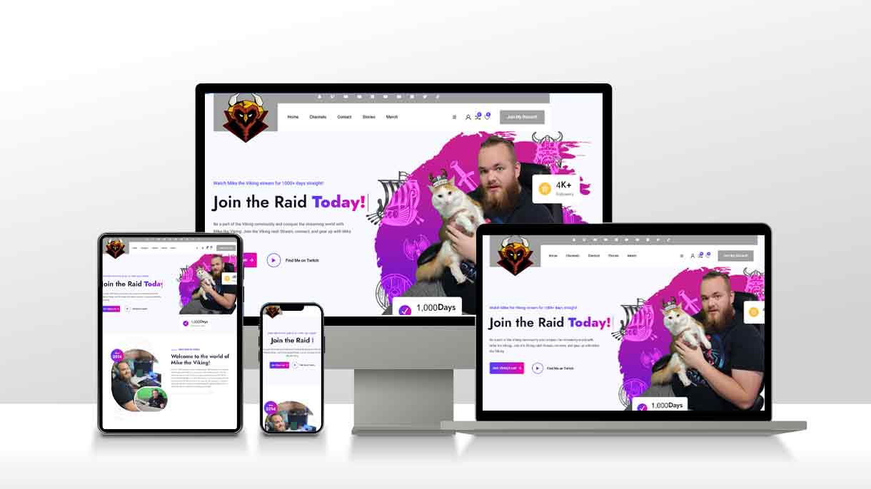 Miketheviking Website